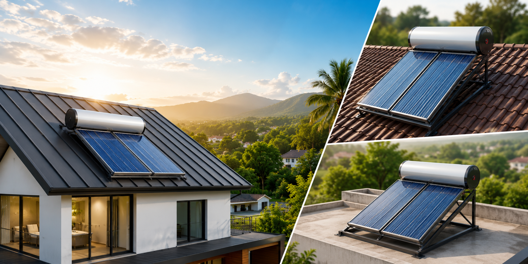 solar water heater banner